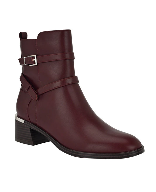 Calvin Klein Women's Jasen Block Heel Almond Toe Dress Booties size 8