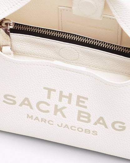 MARC JACOBS THE MINI SACK BAG IN OFF WHITE