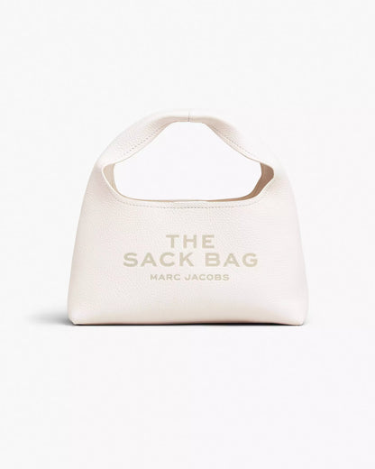 MARC JACOBS THE MINI SACK BAG IN OFF WHITE