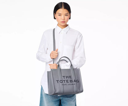 The leather medium tote bag Marc Jacobs