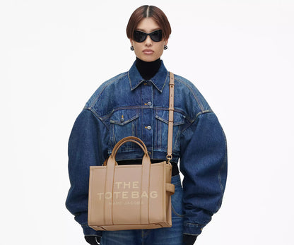 The leather medium tote bag Marc Jacobs