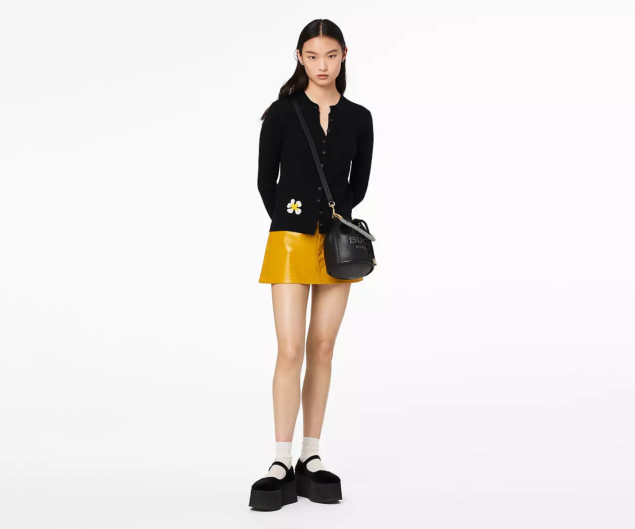 THE LEATHER BUCKET BAG MARC JACOBS