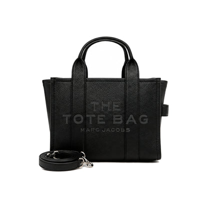 Marc Jacobs The Leather Tote Bag with Removable Crossbody Strap in Black
