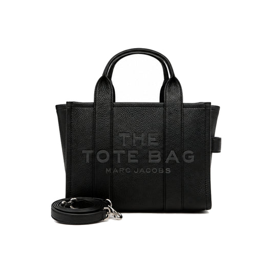 Marc Jacobs The Leather Tote Bag with Removable Crossbody Strap in Black