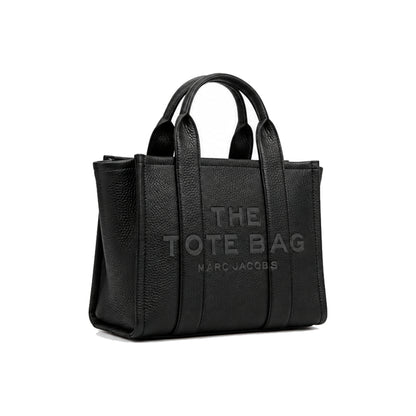 Marc Jacobs The Leather Tote Bag with Removable Crossbody Strap in Black