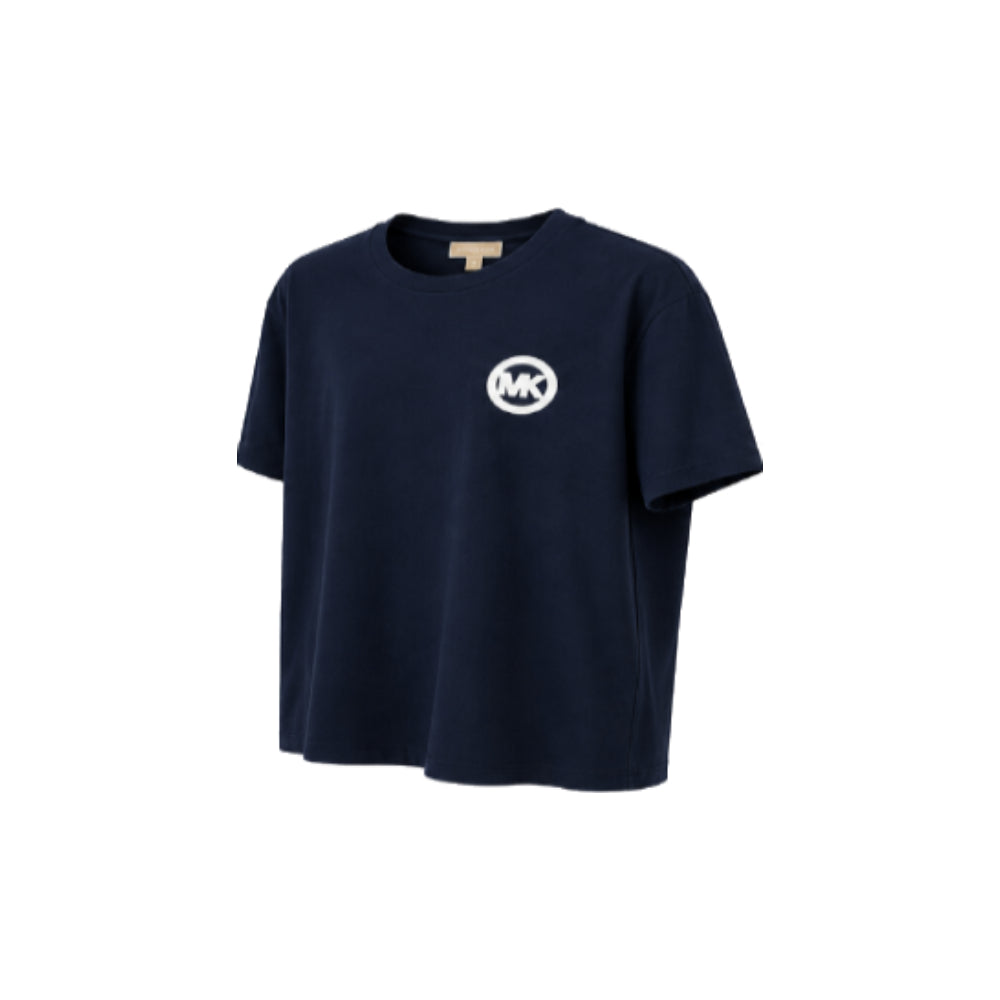Michael Kors T-Shirt Navy Crop