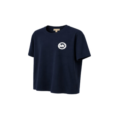Michael Kors T-Shirt Navy Crop