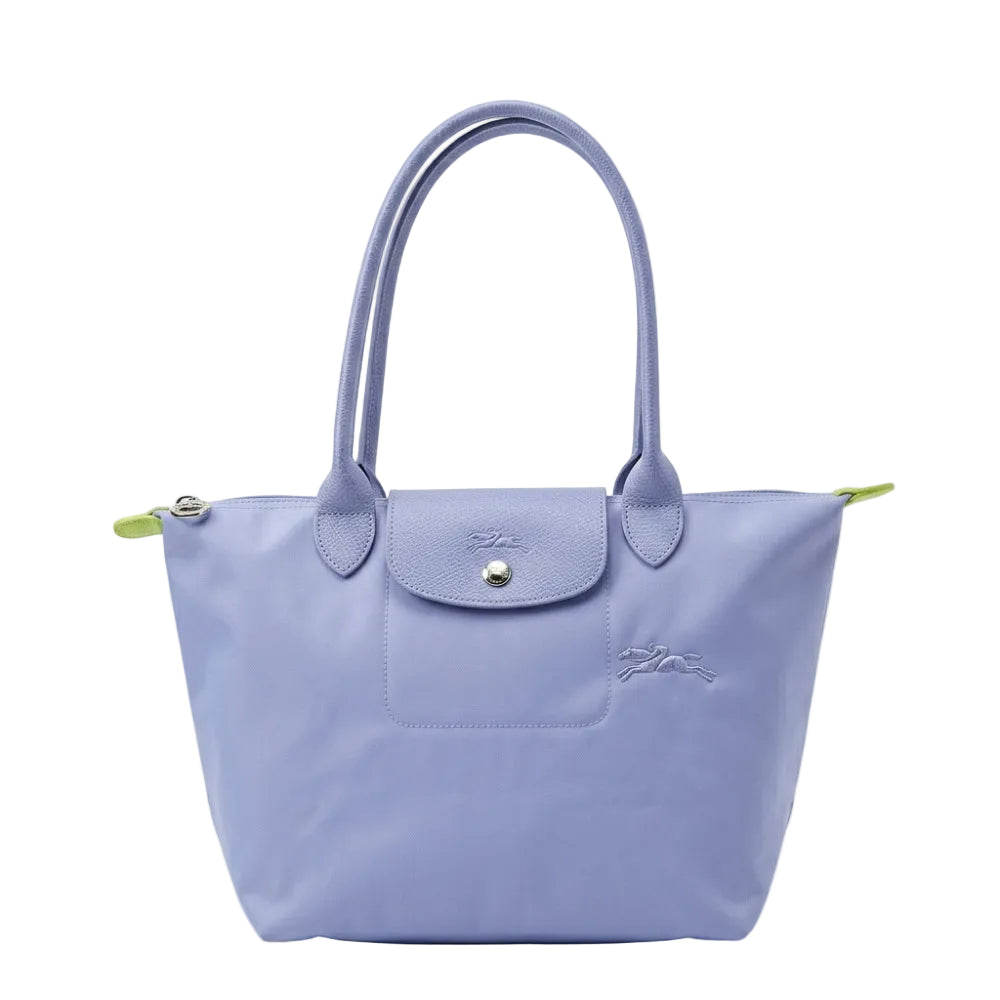 L.o.n.g.c.h.a.m.p Green Line Le Pliage Large Size in Sky Blue