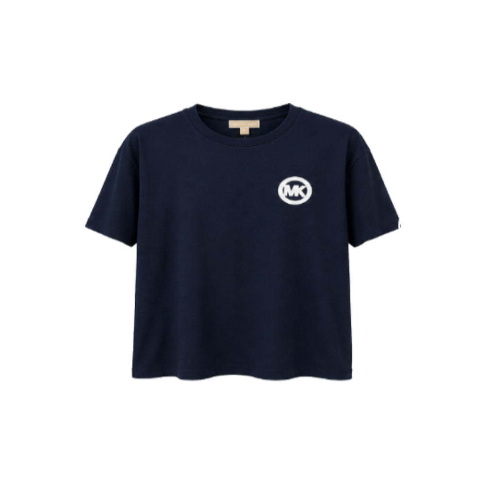 Michael Kors T-Shirt Navy Crop