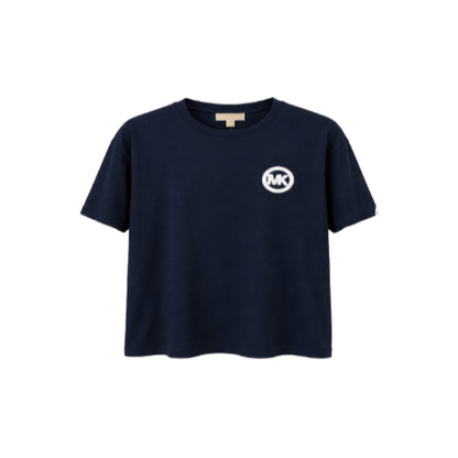 Michael Kors T-Shirt Navy Crop