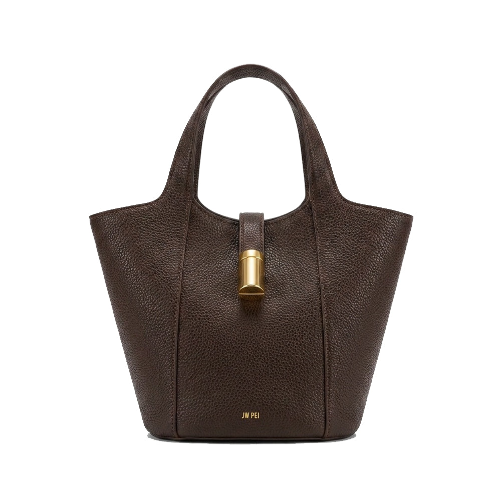 JW PEI Bella Bucket Bag In Dark Brown