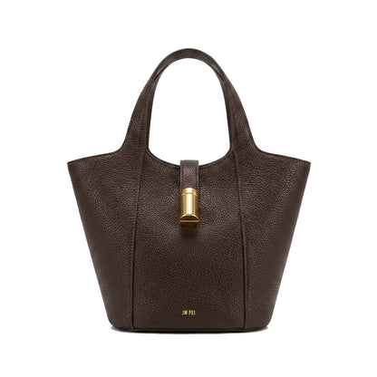 JW PEI Bella Bucket Bag In Dark Brown
