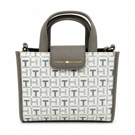 Tommy Tote Cross Bag small Grey
