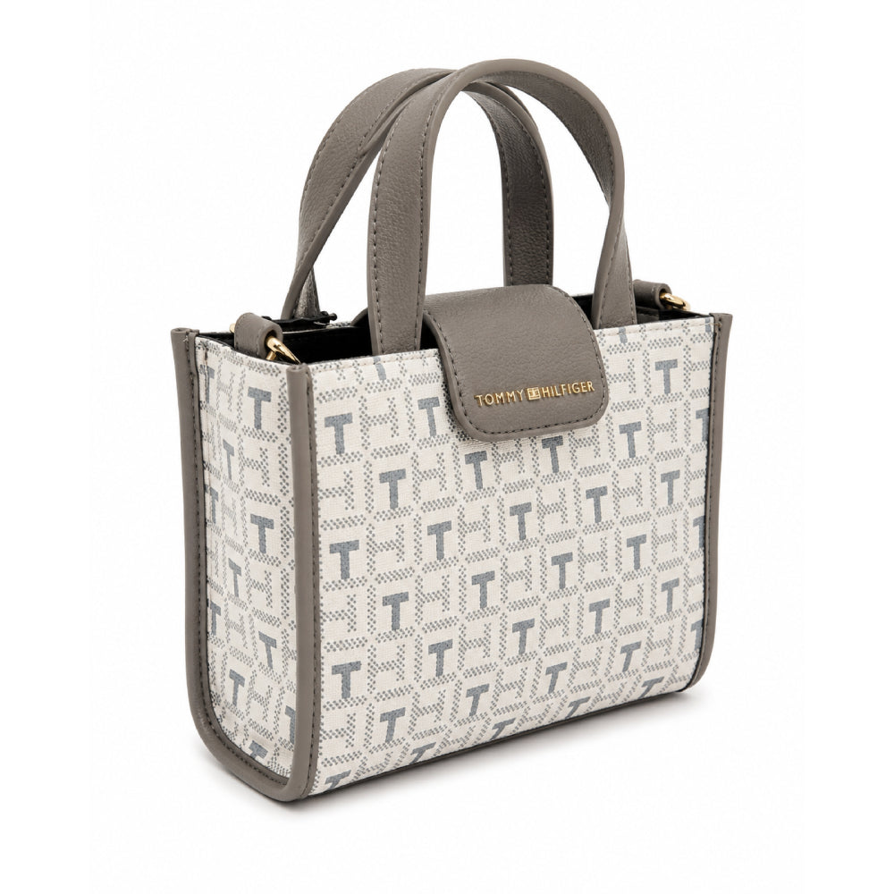 Tommy Tote Cross Bag small Grey