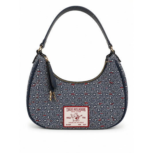 True Religion Cross Bag Small Navy x Red