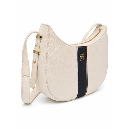 Tommy Shoulder Bag Off White Half Cir