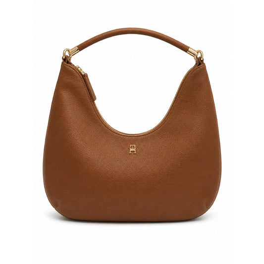 Tommy Shoulder Bag Brown Half Cir