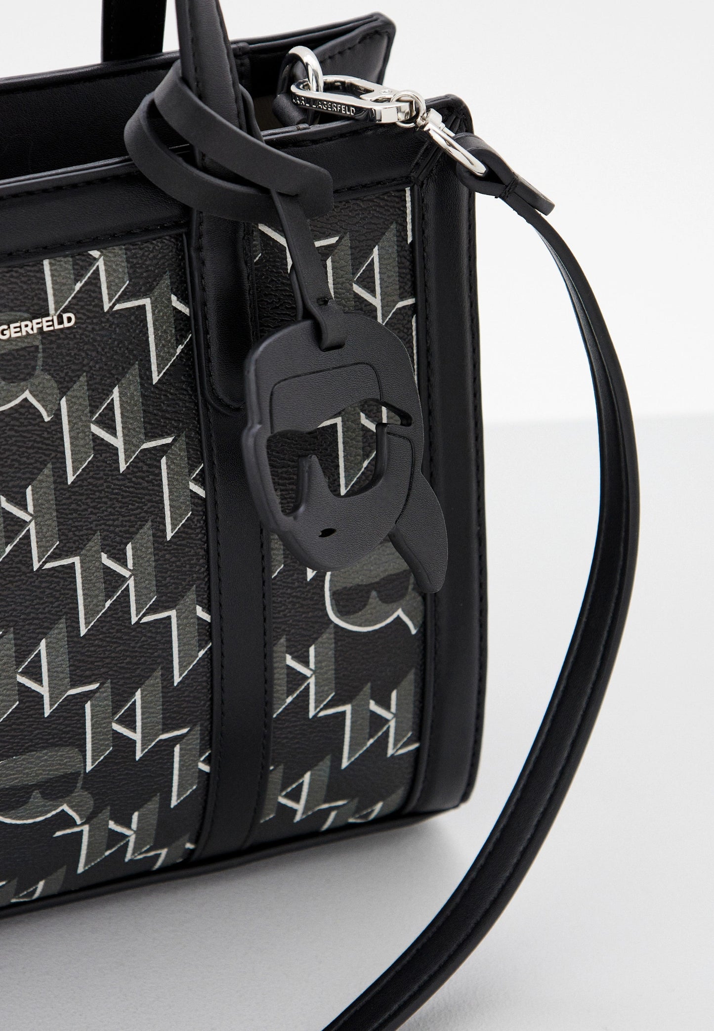 Karl Lagerfeld Interstellar K/Ikonik Faux Leather Tote Bag