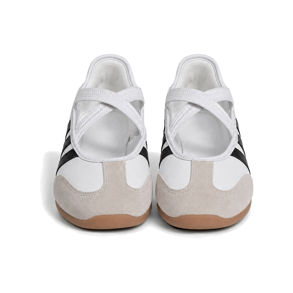 Adidas Barreda Mary Jane Shoes in White and Black