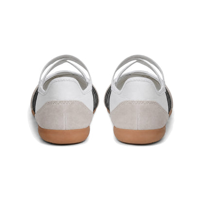 Adidas Barreda Mary Jane Shoes in White and Black