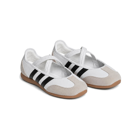 Adidas Barreda Mary Jane Shoes in White and Black