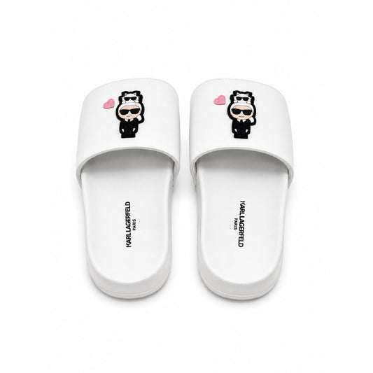 Karl Slipper White Size 8