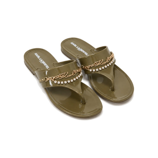 Karl Slipper Olive Size 9