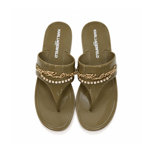 Karl Slipper Olive Size 9