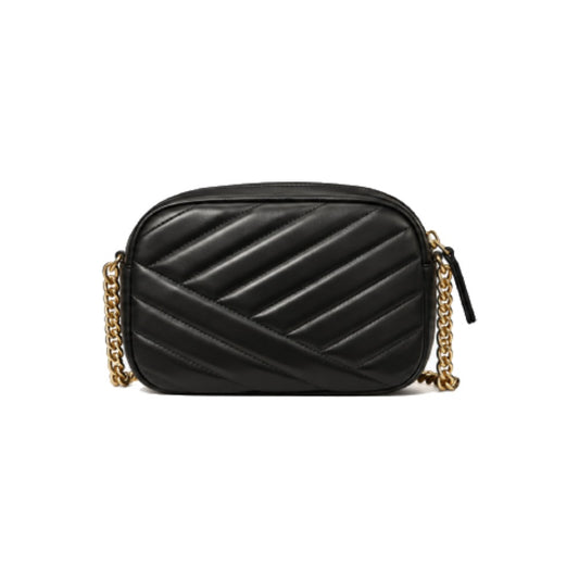 TORY BURCH Kira Chevron Camera Bag in Black