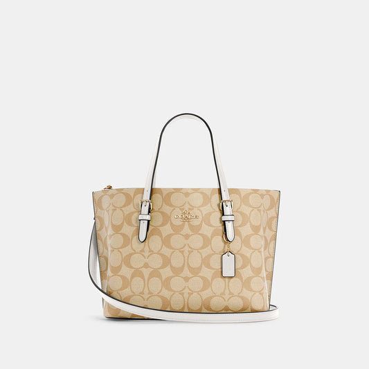Coach Mollie Tote 25 In Signature Chambray