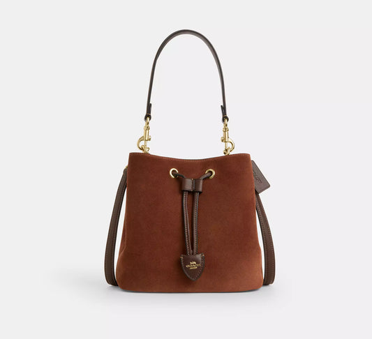 Coach Rowan Bucket Bag in suede
