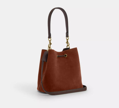 Coach Rowan Bucket Bag in suede