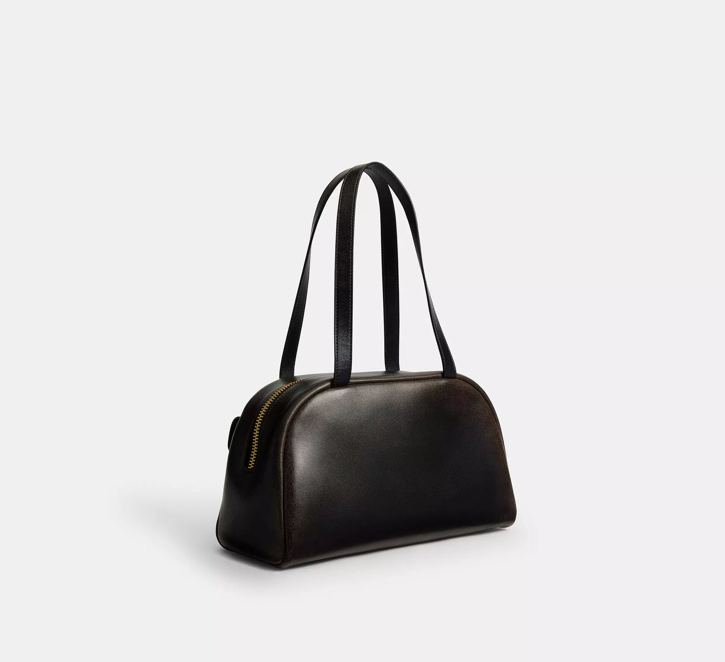 Coach Leather Double Swivel Clasp Bag