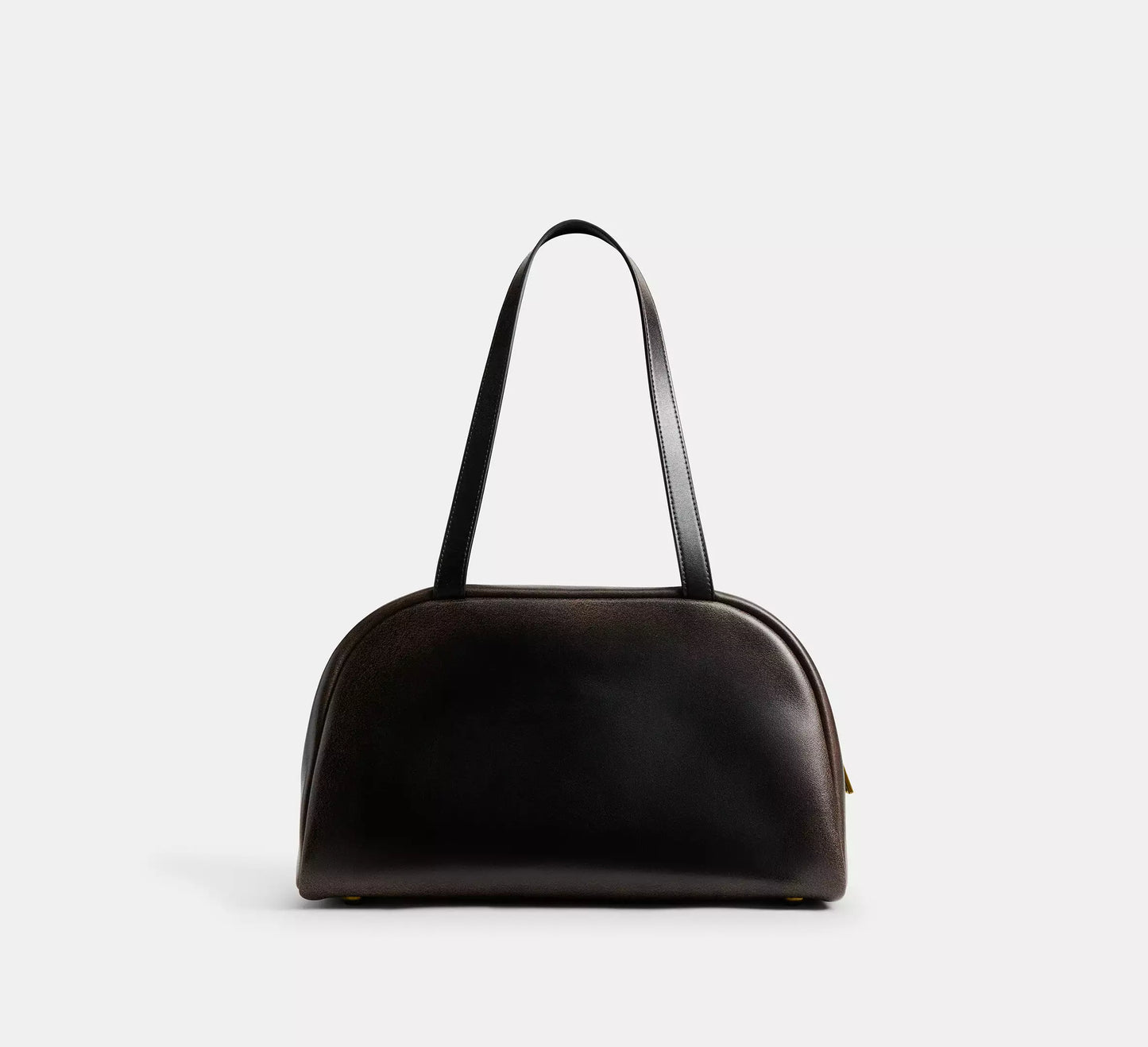 Coach Leather Double Swivel Clasp Bag
