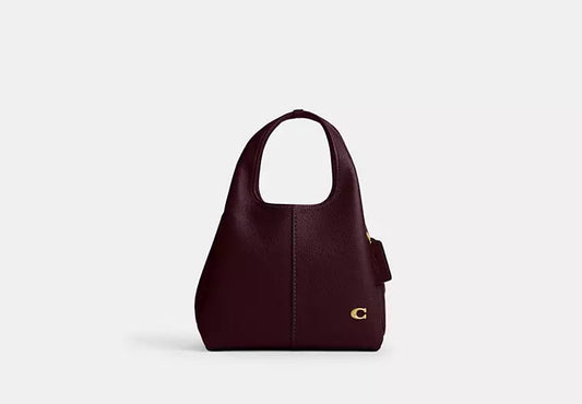 Lana Coach Bag in burgundy
