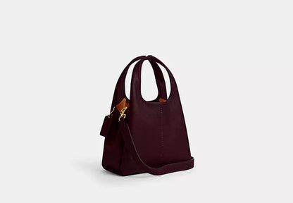 Lana Coach Bag in burgundy
