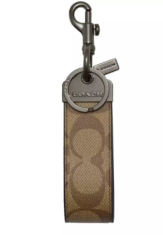 Loop Key Fob In Signature Canvas