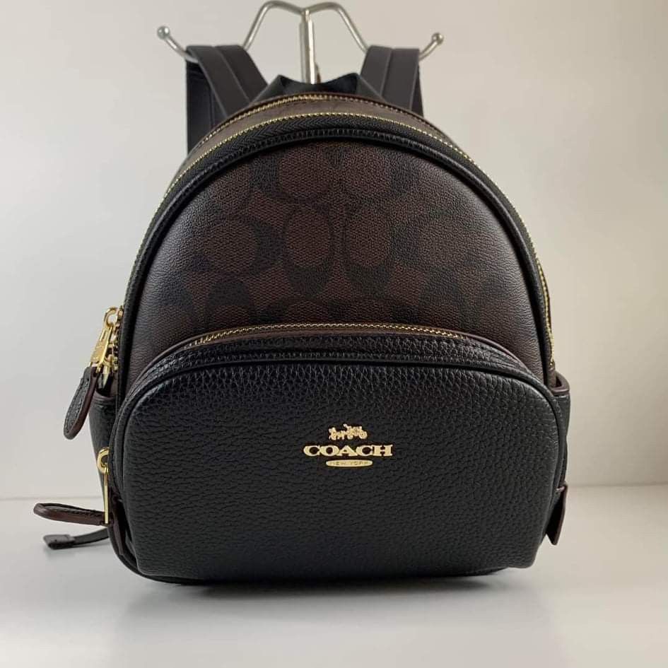COACH MINI COURT BACKPACK IN SIGNATURE CANVAS – Bend The Trend By Marwa