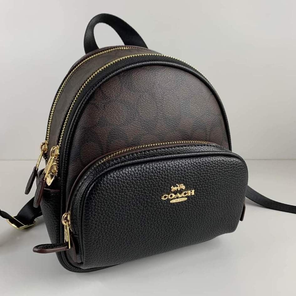 COACH MINI COURT BACKPACK IN SIGNATURE CANVAS