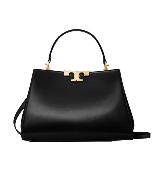 Tory Burch Eleanor Satchel Bag In Black