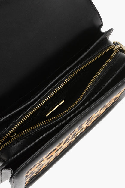 VERSACE JEANS COUTURE ANIMALIER PATTERNED CROSSBODY BAG