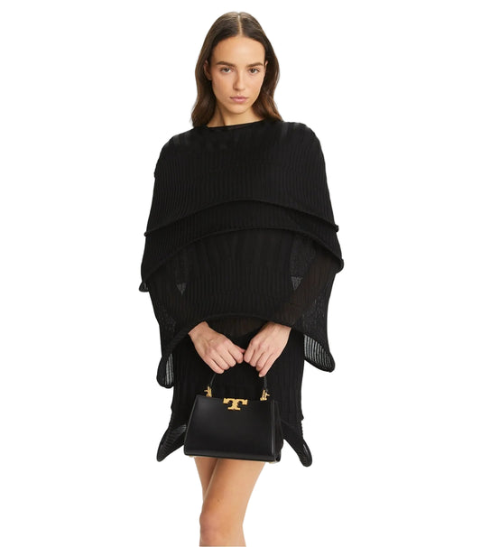 Tory Burch Mini Eleanor HandBag in Black