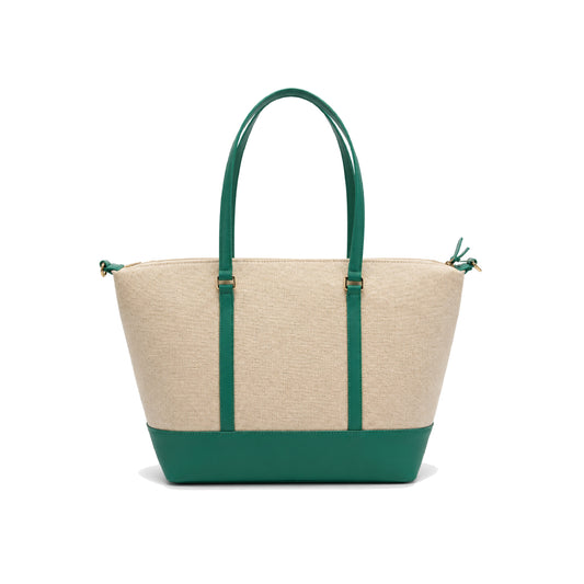 Tommy Shoulder Bag Beige x Green