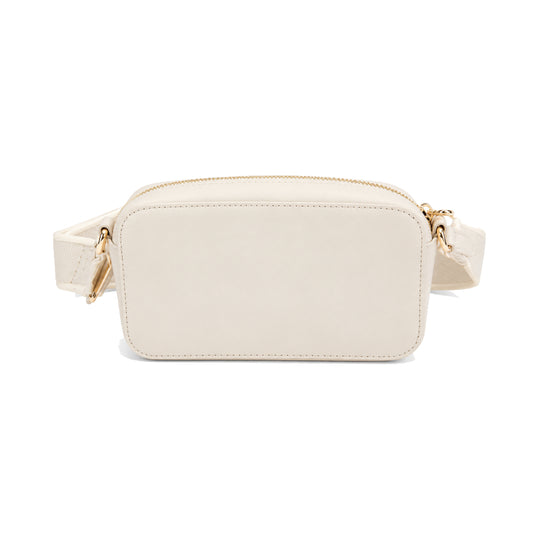Tommy Bag Beige Rec Gold Logo