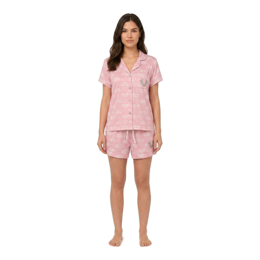 True Religion Pajama Set Pink