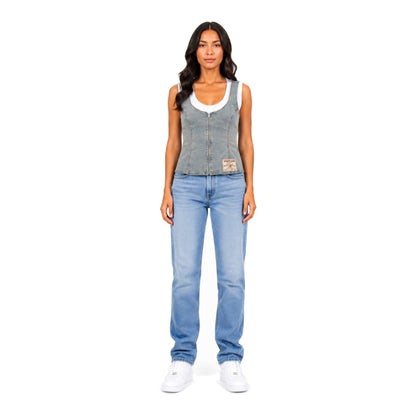 True Religion Jacket Jeans Blue Cut