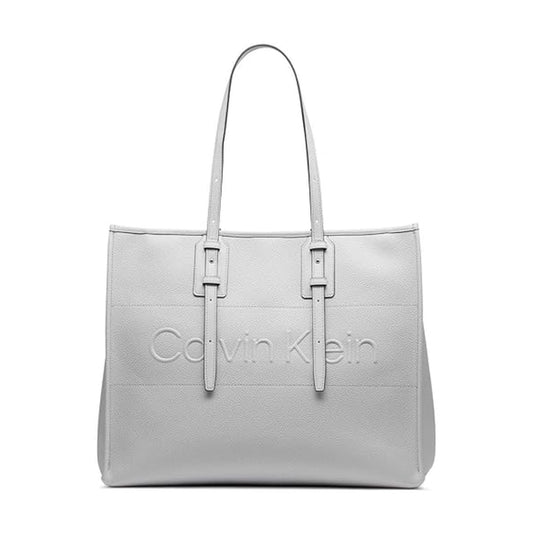 Calvin Klein Large Shoulder Bag Grey