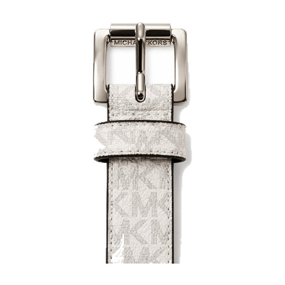 Michael Kors Belt White Thin
