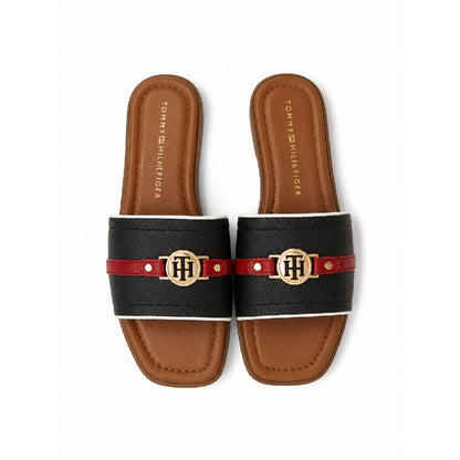 Tommy Slipper Navy x Red