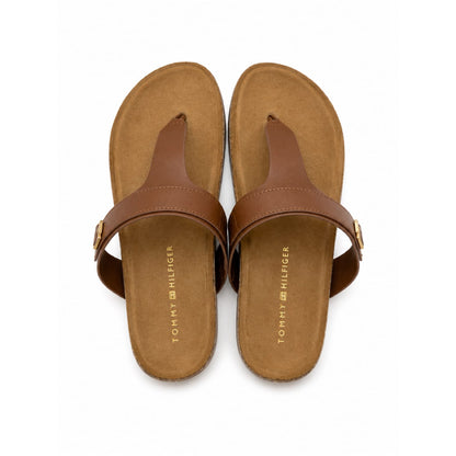 Tommy Slipper Brown Side Logo